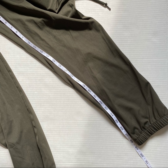 Camber & Grace elastic waist drawstring casual olive green pants - large - Picture 15 of 16